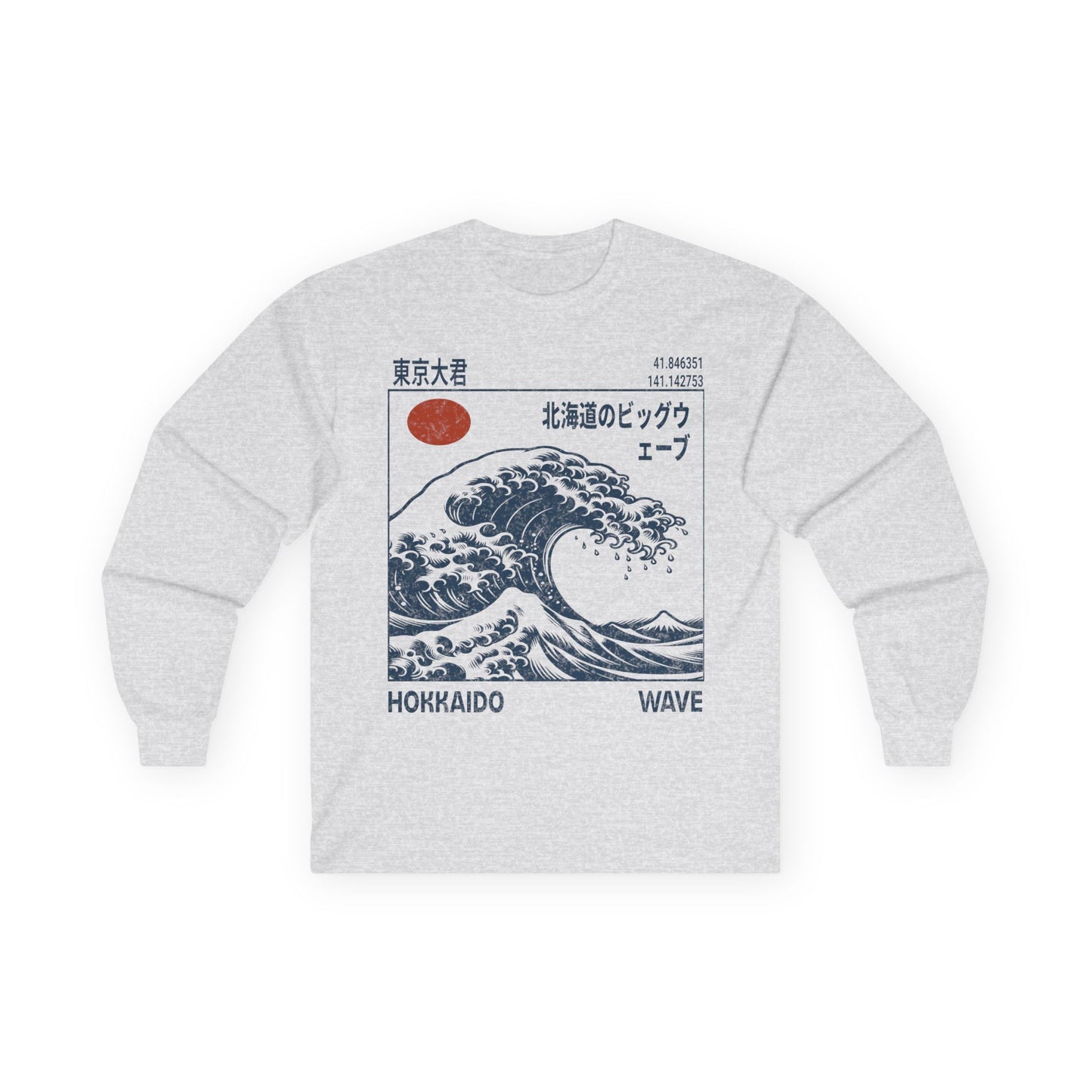 Hokkaido Wave Unisex Ultra Cotton Long Sleeve Tee