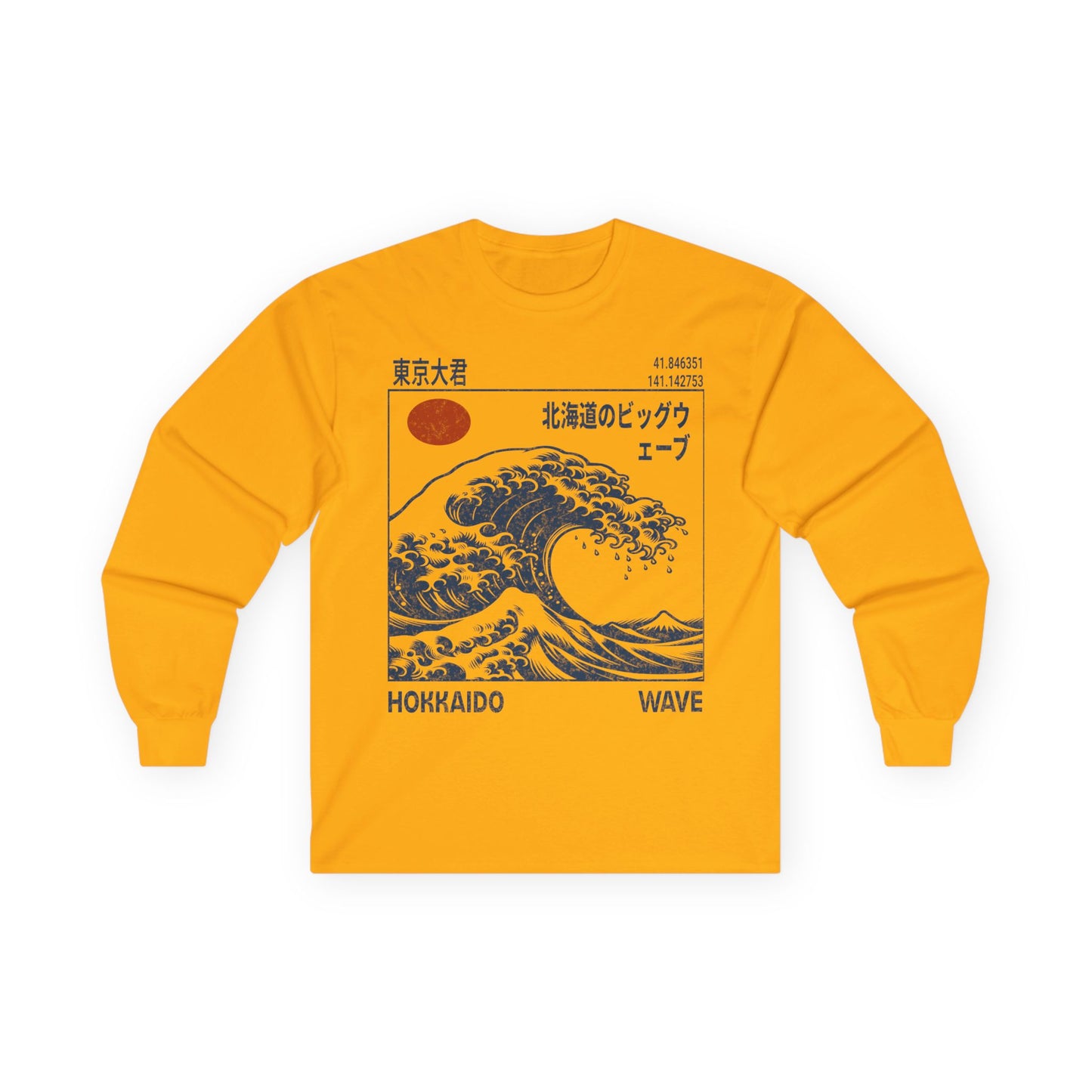 Hokkaido Wave Unisex Ultra Cotton Long Sleeve Tee