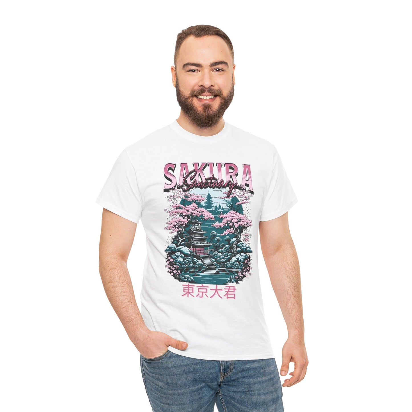 Sakura Sanctuary Unisex Heavy Cotton Tee