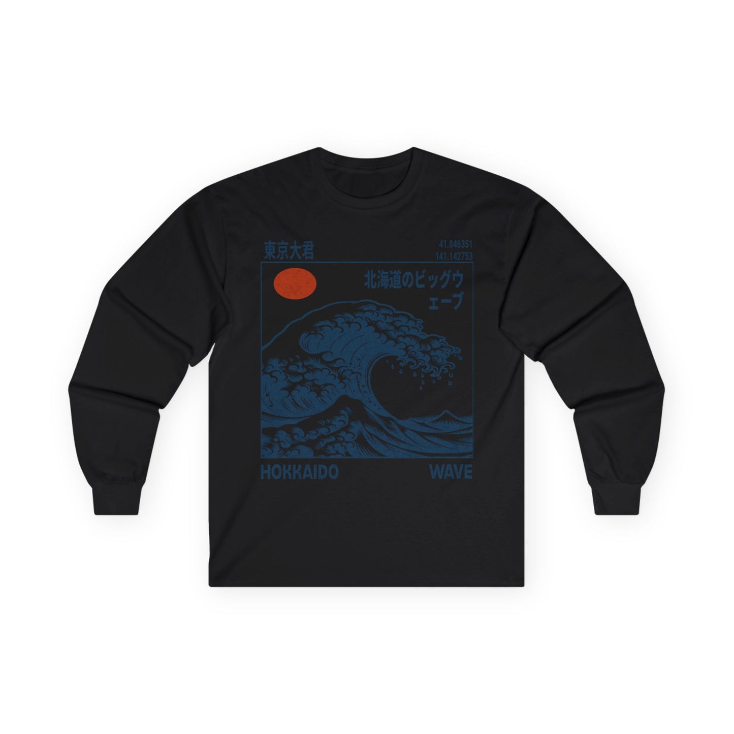 Hokkaido Wave Unisex Ultra Cotton Long Sleeve Tee