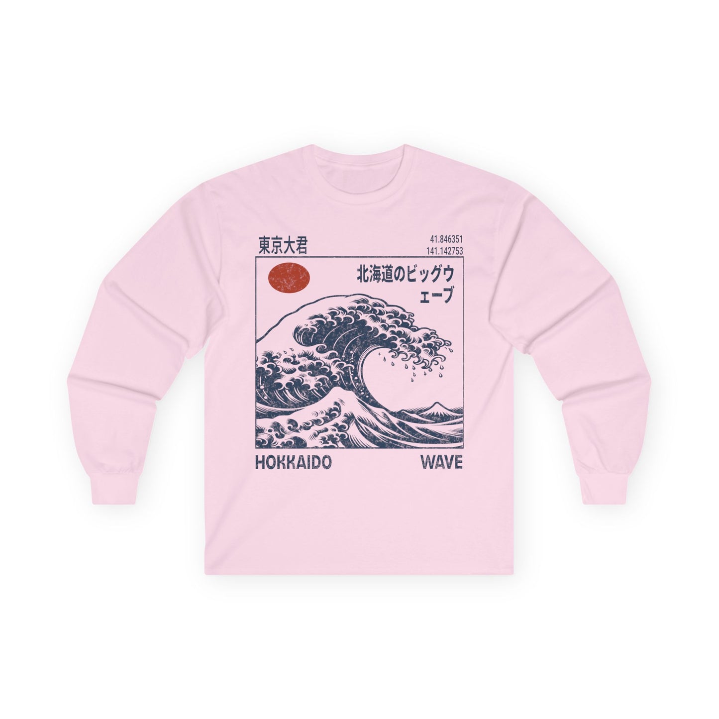 Hokkaido Wave Unisex Ultra Cotton Long Sleeve Tee