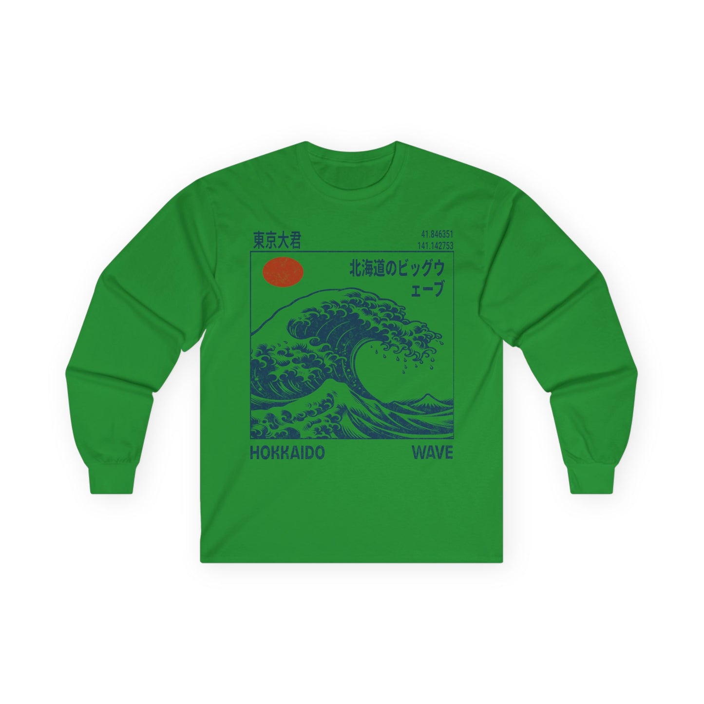 Hokkaido Wave Unisex Ultra Cotton Long Sleeve Tee