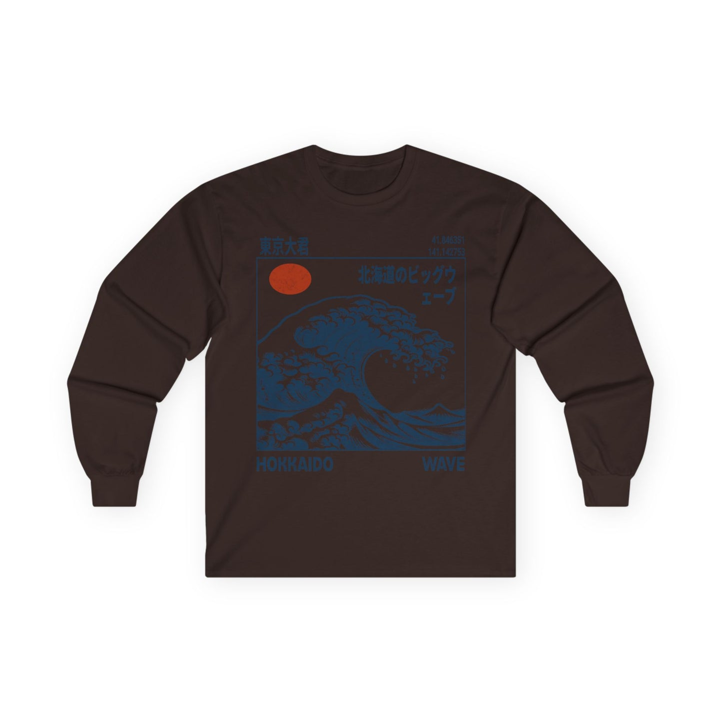 Hokkaido Wave Unisex Ultra Cotton Long Sleeve Tee