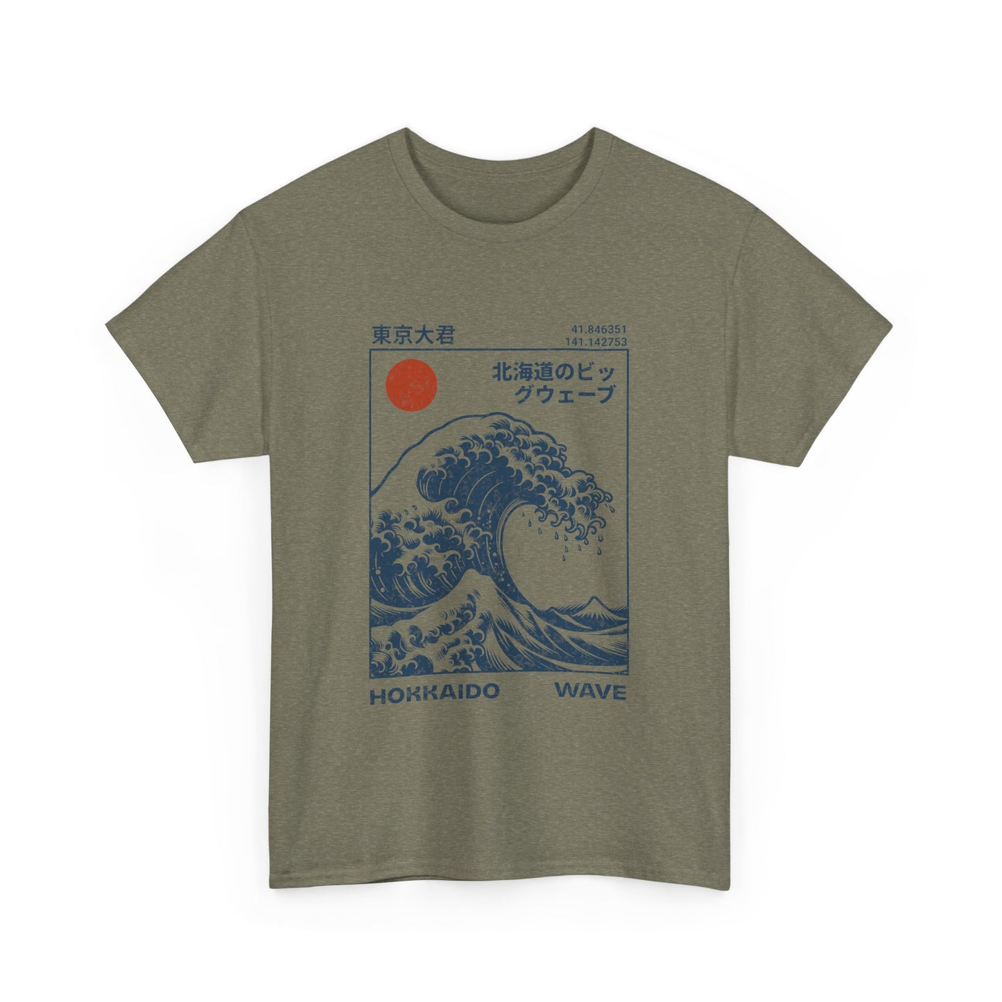 Hokkaido Wave Unisex Heavy Cotton Tee