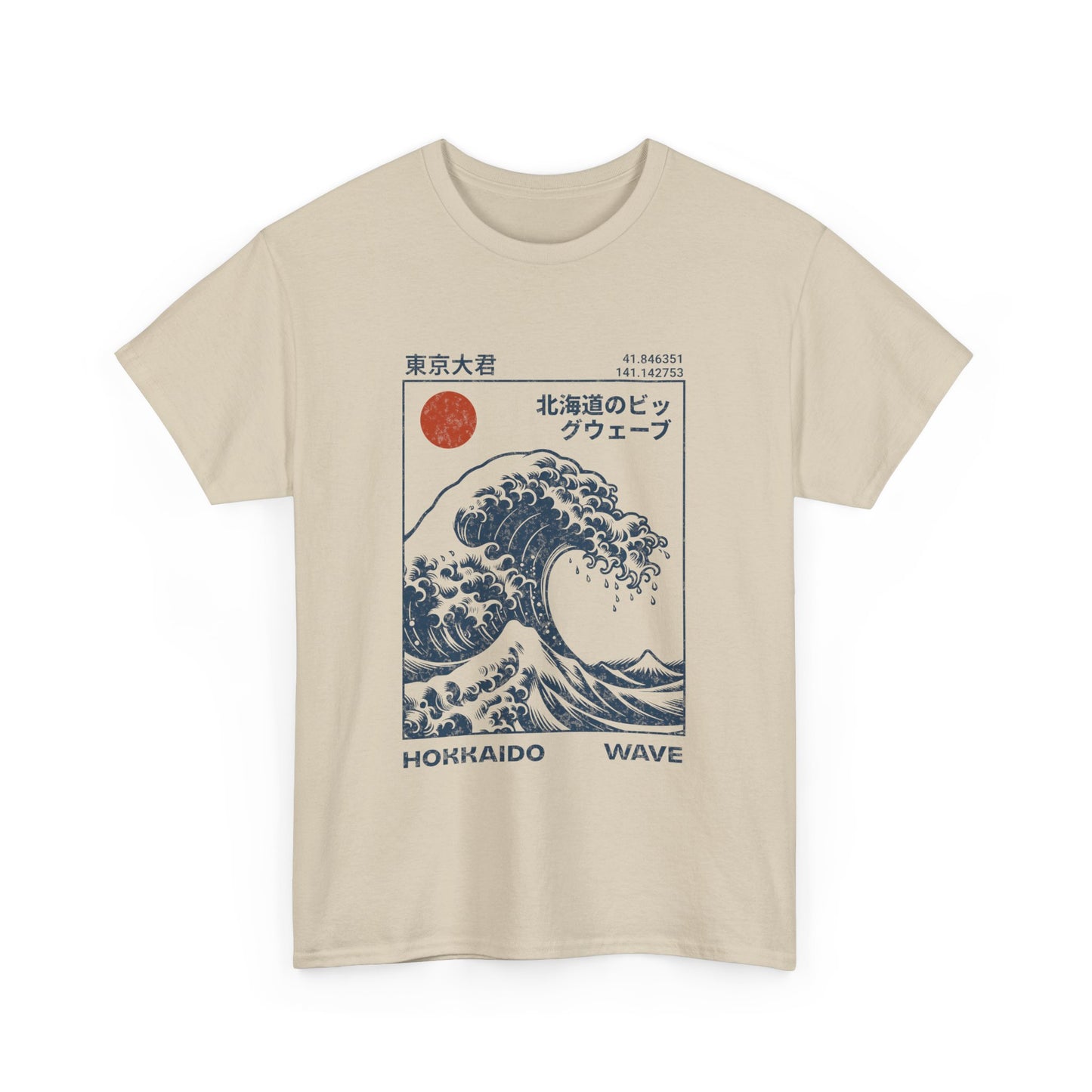 Hokkaido Wave Unisex Heavy Cotton Tee