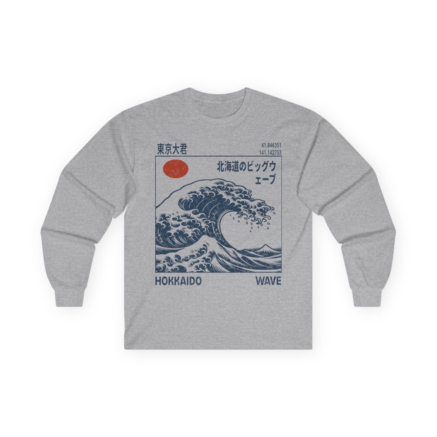 Hokkaido Wave Unisex Ultra Cotton Long Sleeve Tee