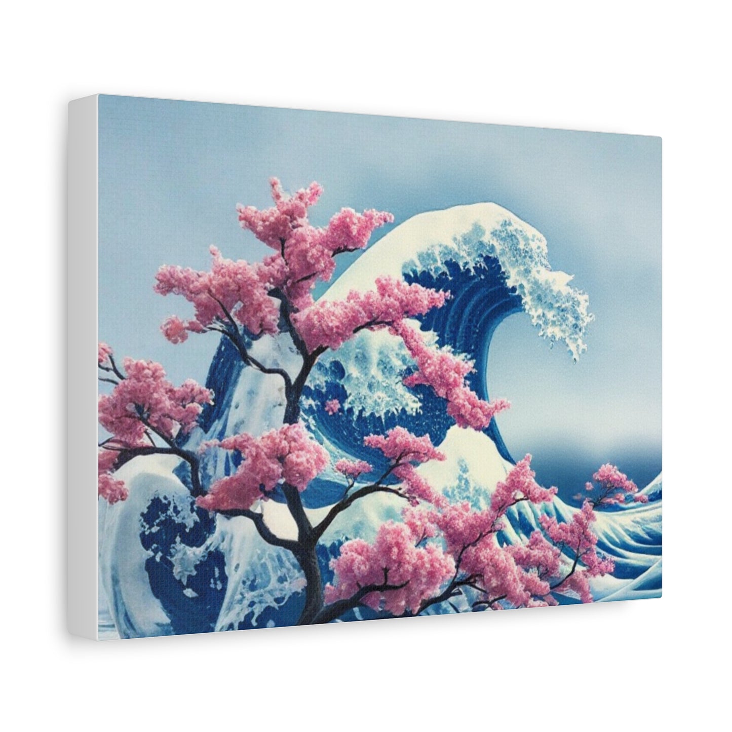 Cherry Blossom Great Wave Matte Canvas