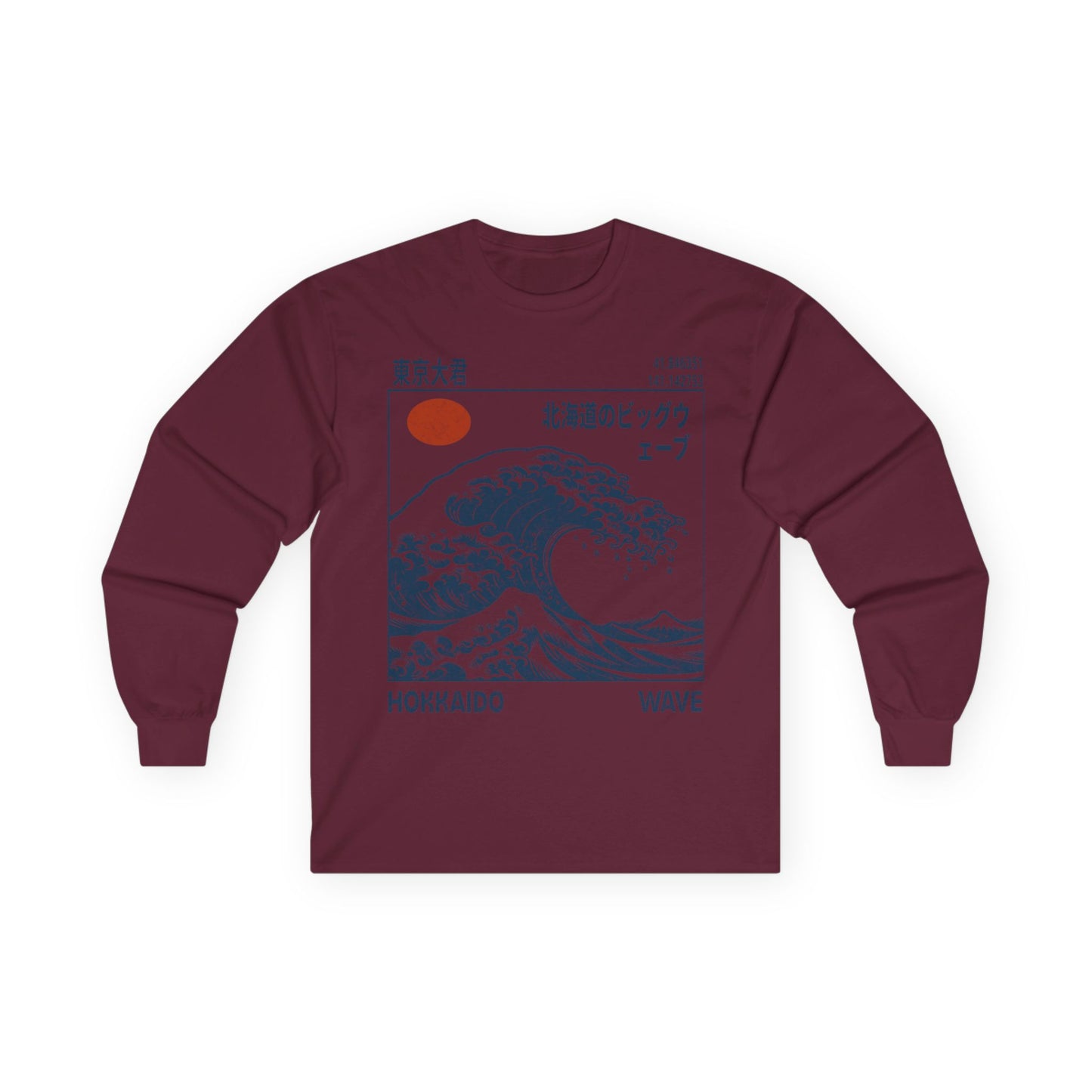 Hokkaido Wave Unisex Ultra Cotton Long Sleeve Tee