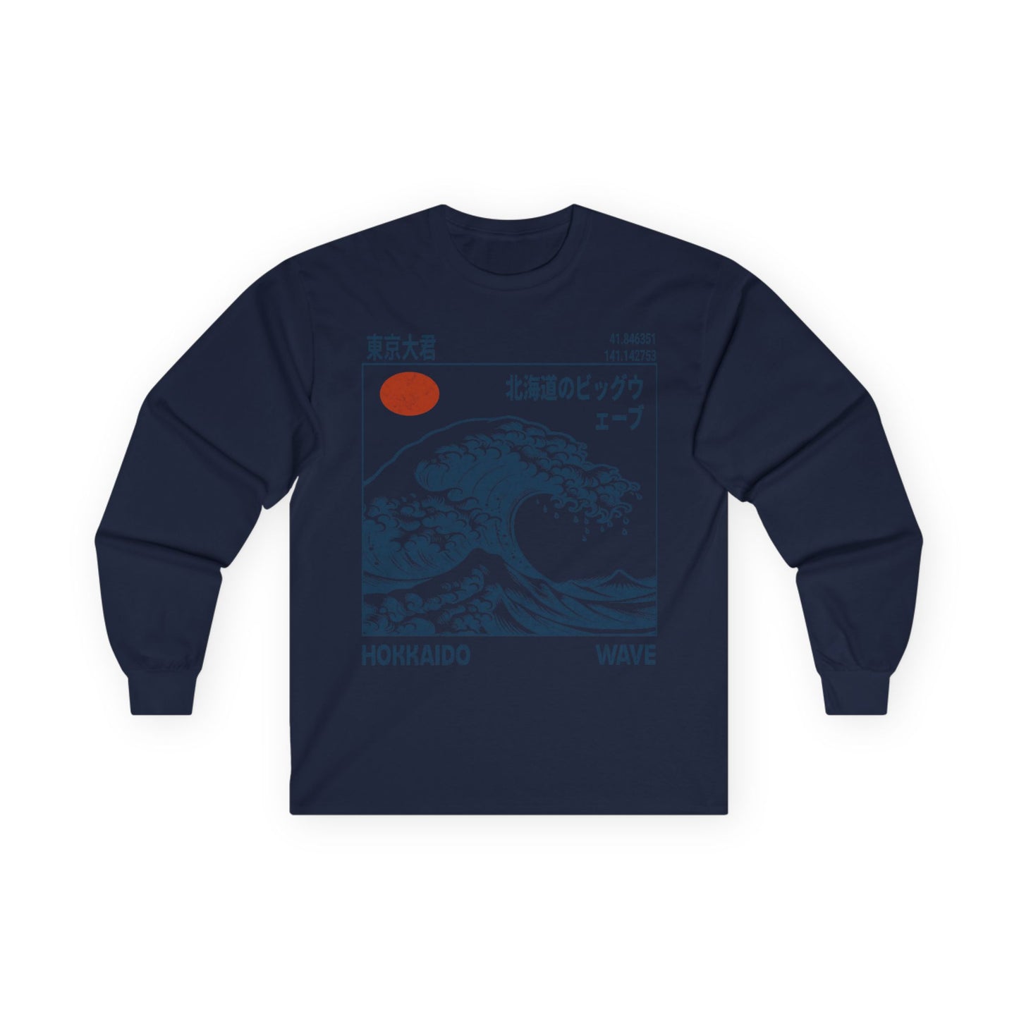 Hokkaido Wave Unisex Ultra Cotton Long Sleeve Tee