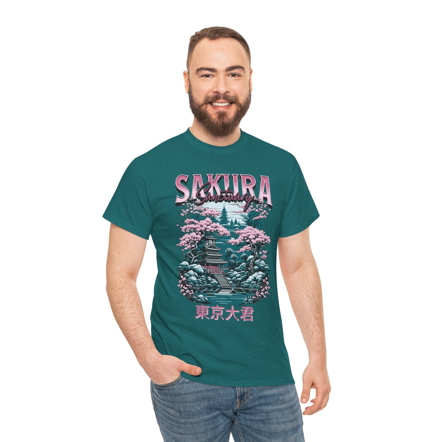 Sakura Sanctuary Unisex Heavy Cotton Tee