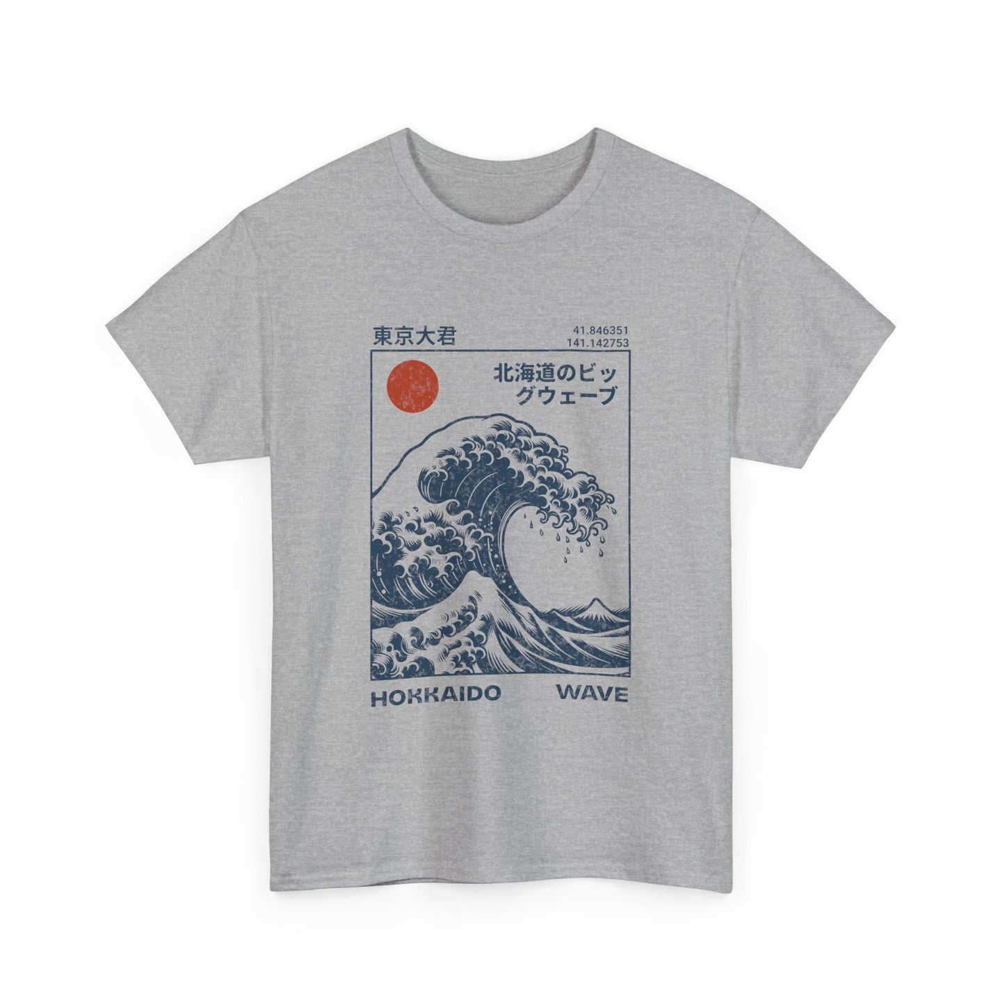 Hokkaido Wave Unisex Heavy Cotton Tee