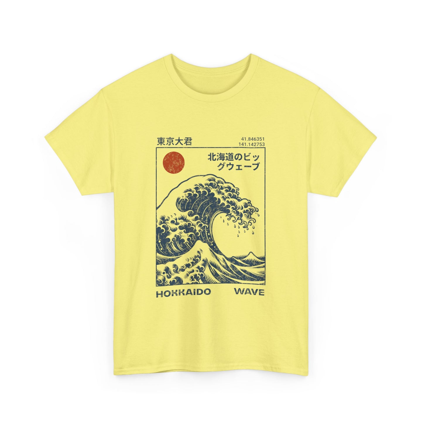 Hokkaido Wave Unisex Heavy Cotton Tee