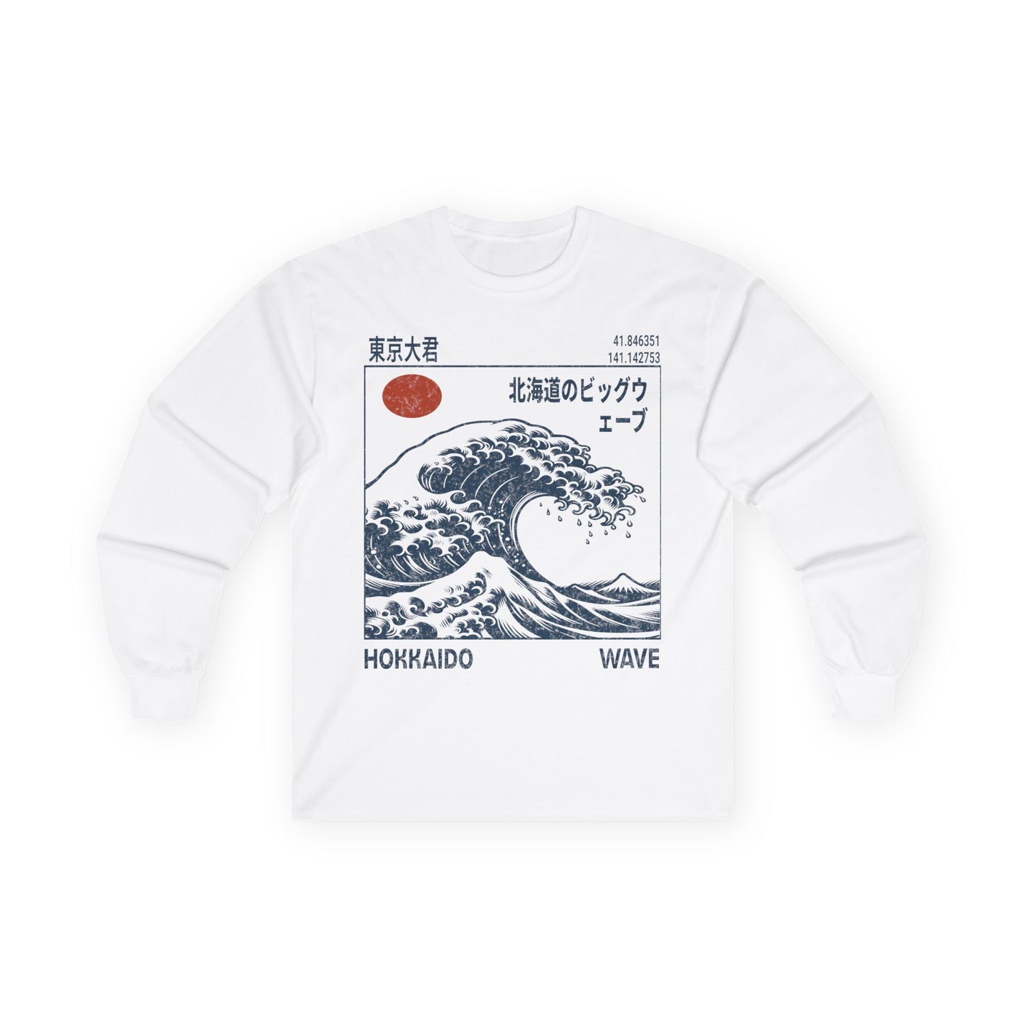 Hokkaido Wave Unisex Ultra Cotton Long Sleeve Tee