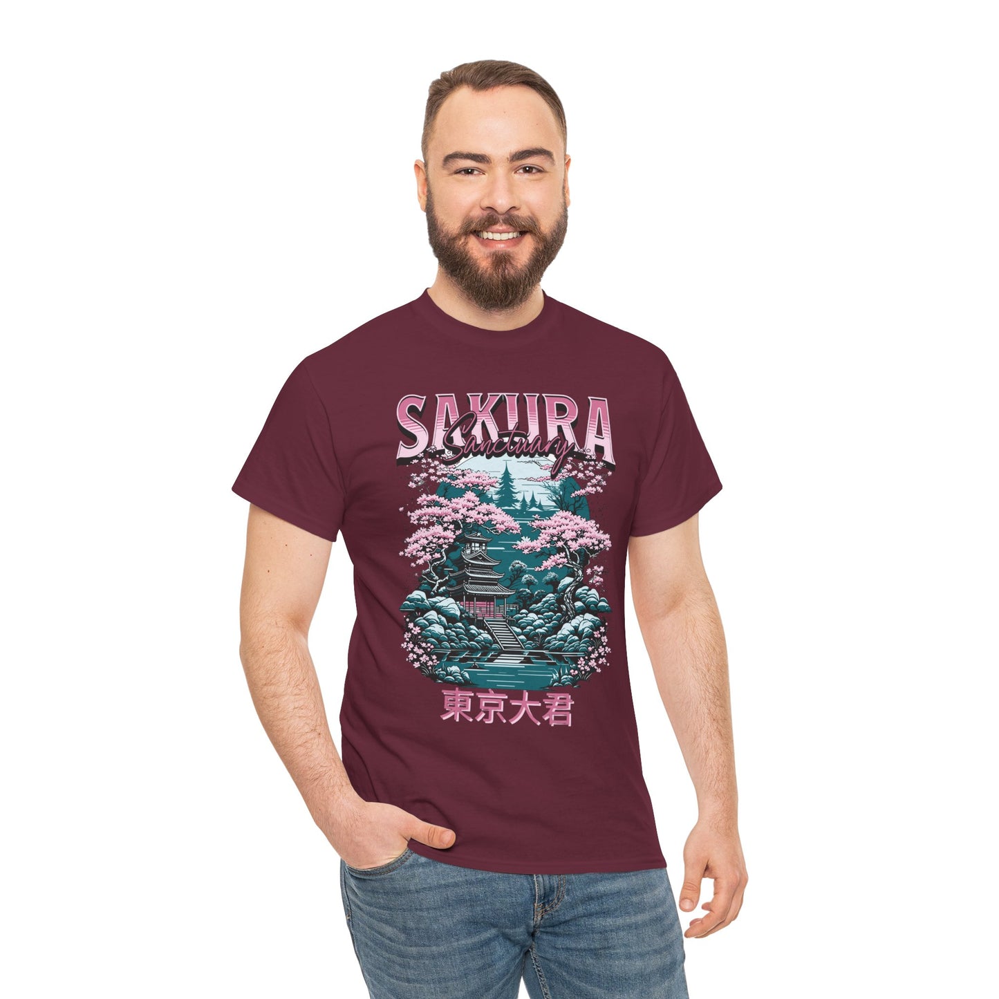 Sakura Sanctuary Unisex Heavy Cotton Tee