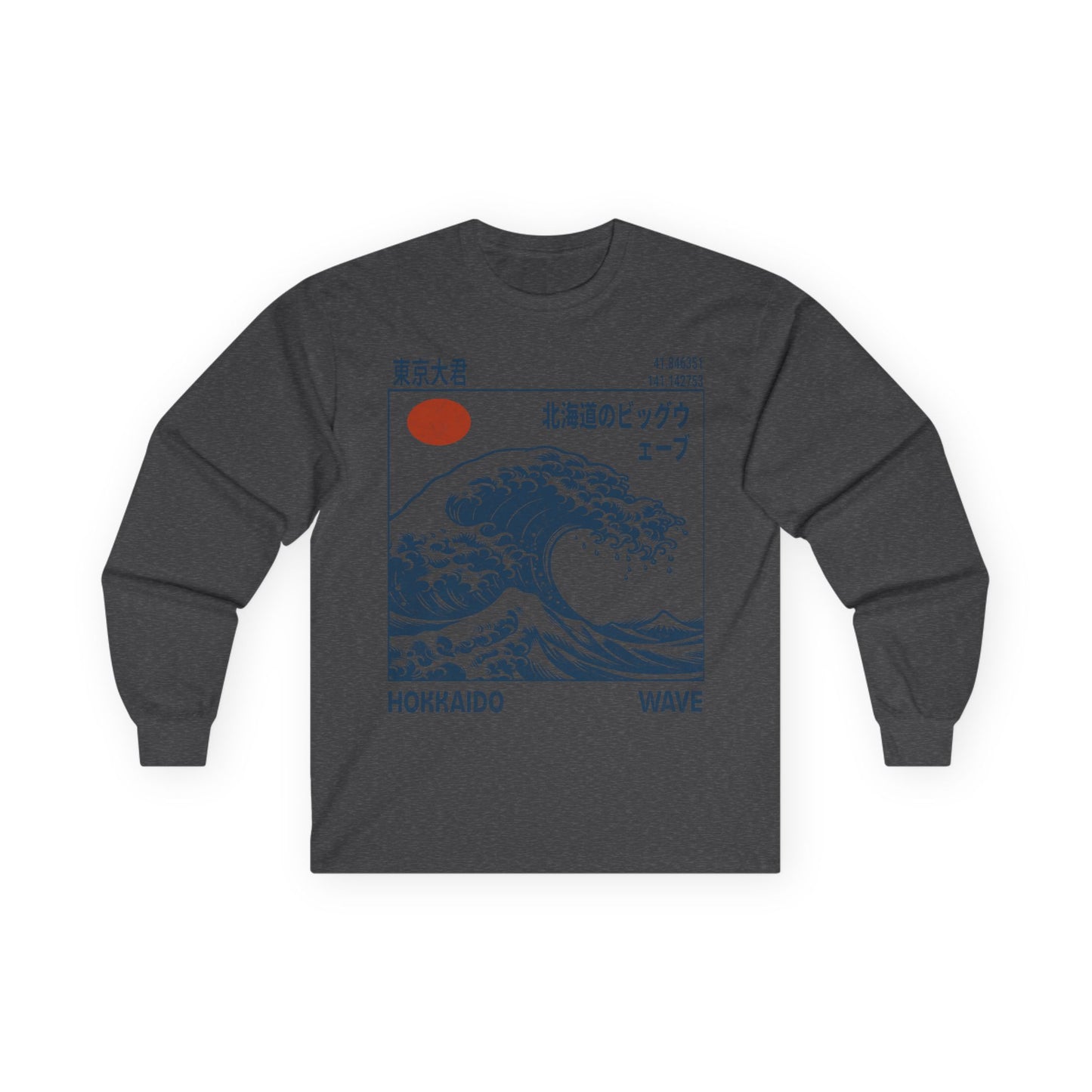 Hokkaido Wave Unisex Ultra Cotton Long Sleeve Tee