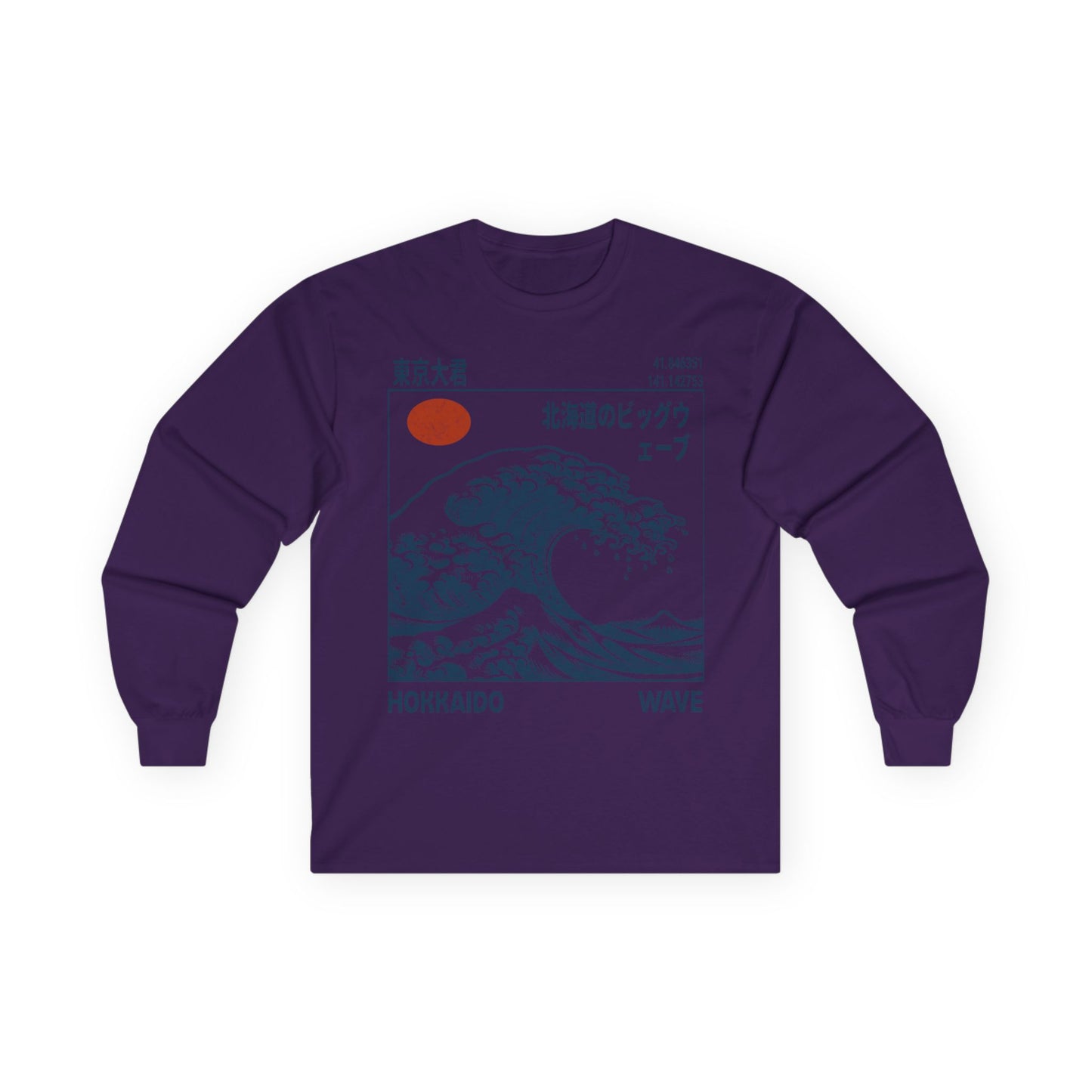 Hokkaido Wave Unisex Ultra Cotton Long Sleeve Tee