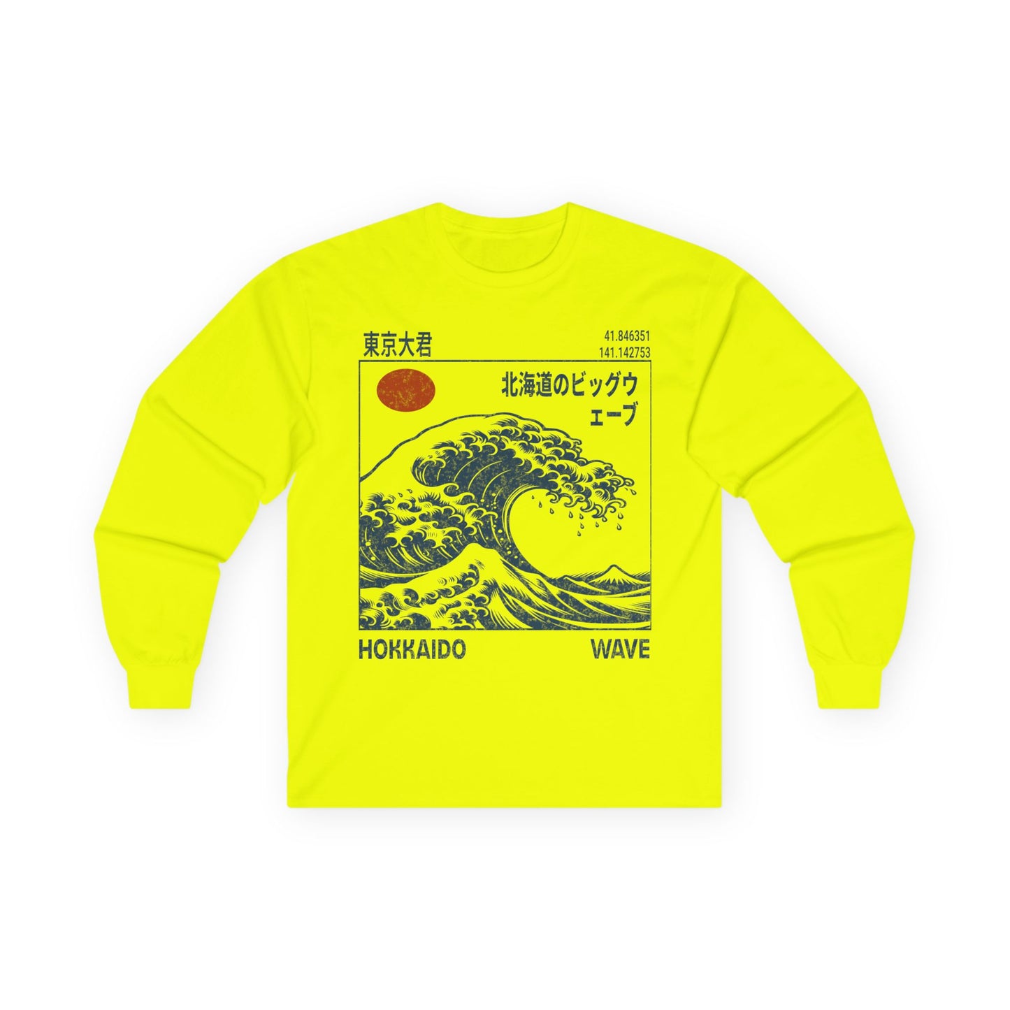 Hokkaido Wave Unisex Ultra Cotton Long Sleeve Tee